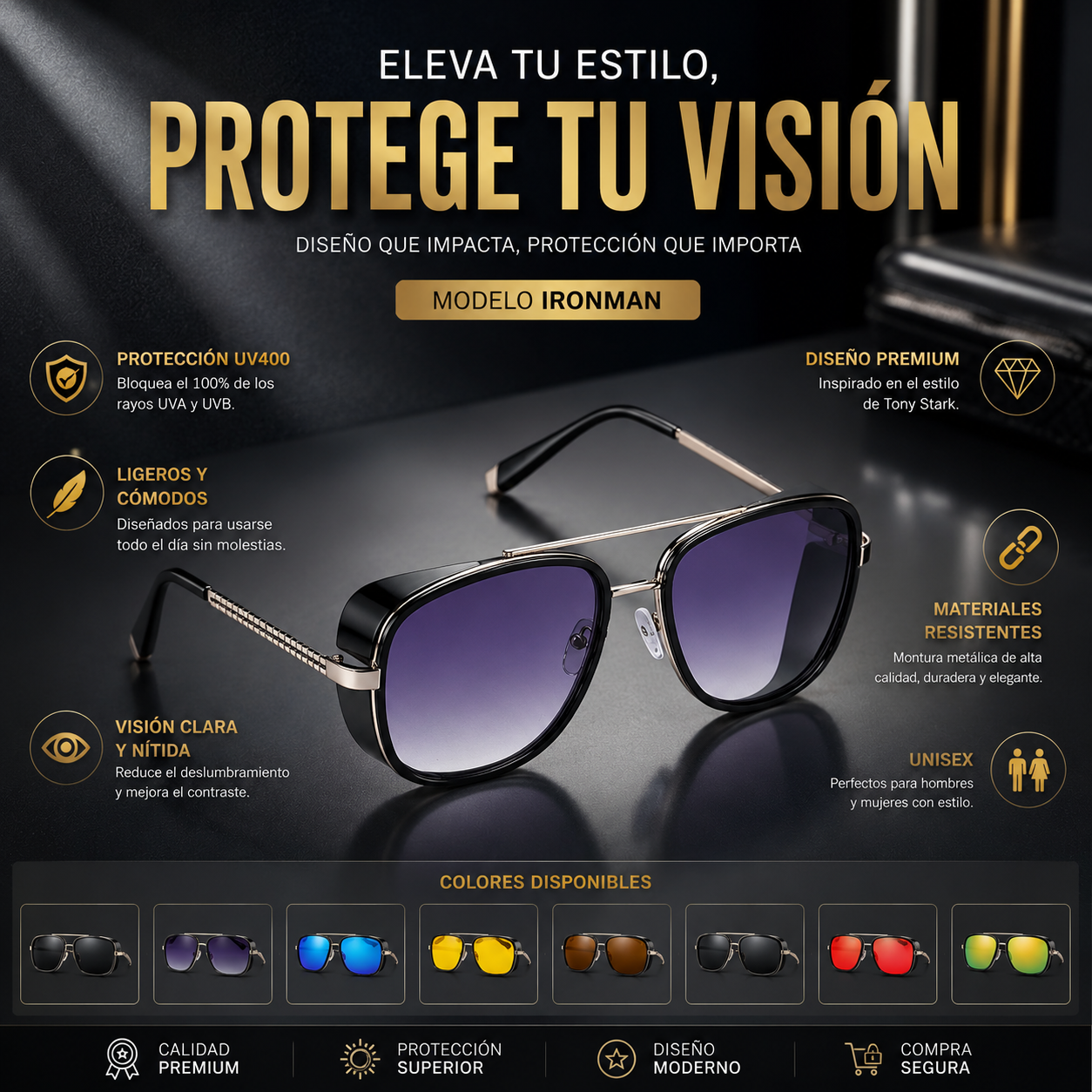GAFAS DE SOL - Protección Inteligente, Estilo Imparable