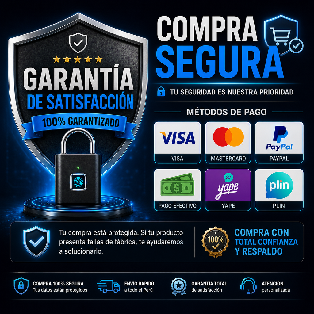 SMART LOCK - ⚡ Desbloquea al Instante con un Solo Toque