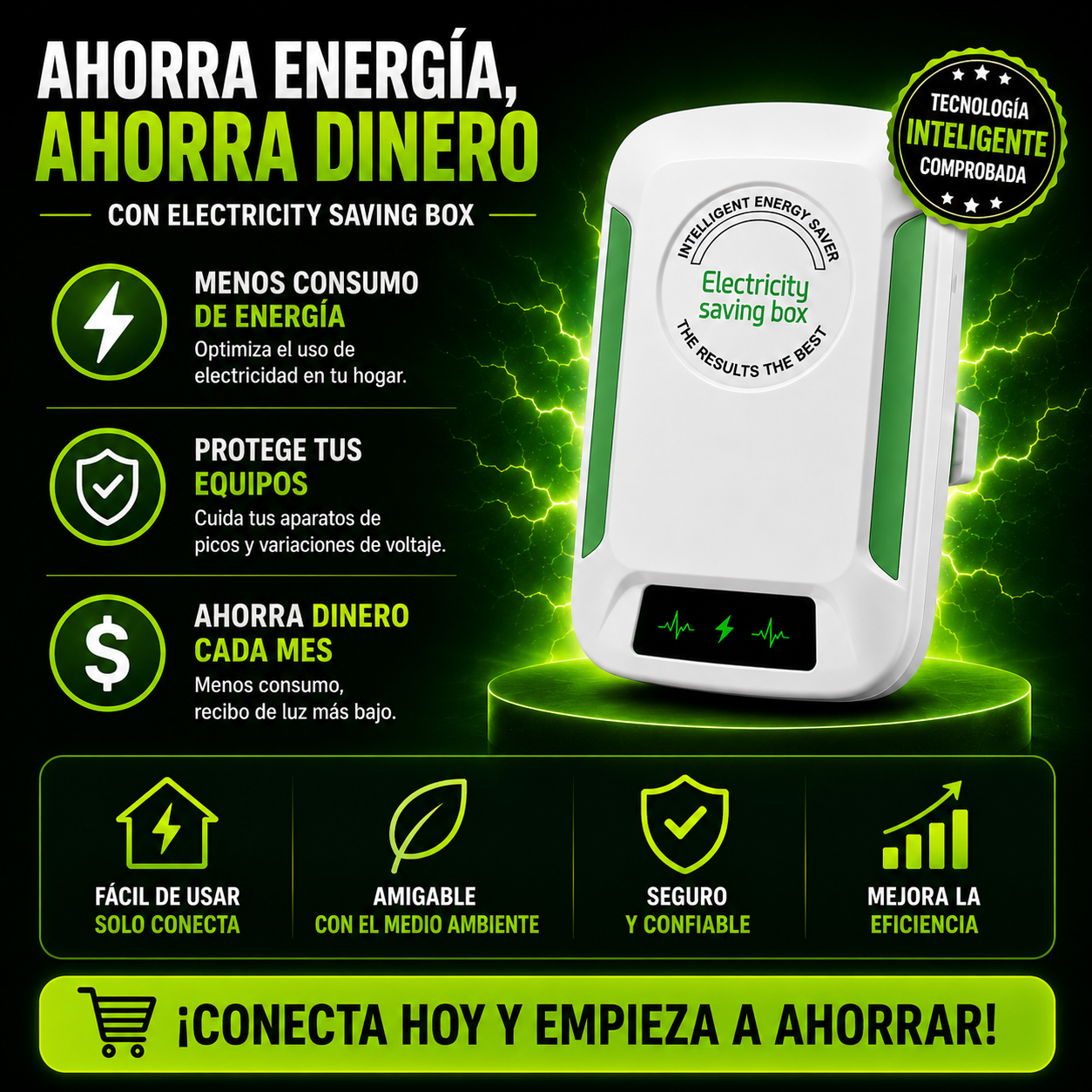EcoVolt™ | Optimizador Inteligente de Energía para el Hogar
