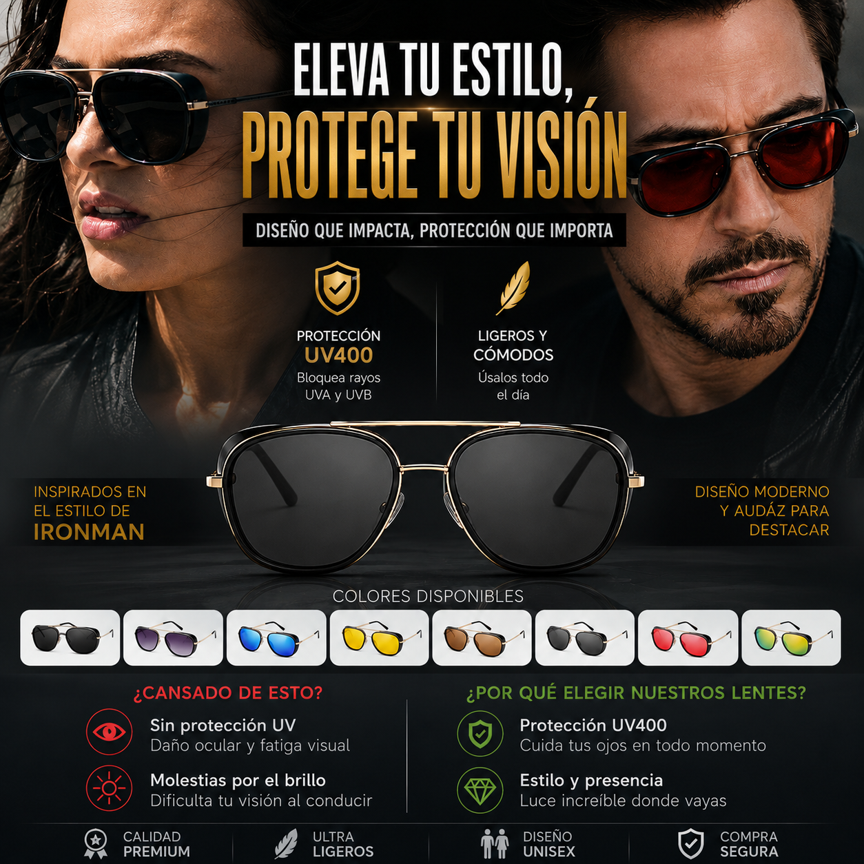 GAFAS DE SOL - Protección Inteligente, Estilo Imparable